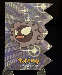 2000 Pokemon Topps TV Series 3 Die Cut Gastly #EV04 - NM/LP - Image 1