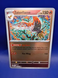 2026 Pokemon - TALONFLAME - Reverse Holo - PERFECT ORDER - 014/088 NM - Image 1
