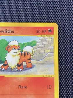 Growlithe 62/144 Skyridge Common Regular Pokemon TCG LP - Image 3
