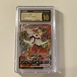 Pokemon TCG Cinderace VMAX 019/072 Shining Fates Ultra Rare Holo CGC 10 - Image 1