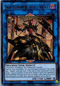 1x Sky Striker Ace - Zeke - MAMA-EN008 - Ultra Rare 1st Edition - NM YuGiOh - Image 1