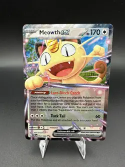 2026 Pokemon Meowth ex 062/088 ME03 Perfect Order Holo EN English - Image 1