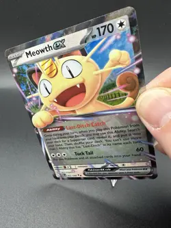 2026 Pokemon Meowth ex 062/088 ME03 Perfect Order Holo EN English - Image 4