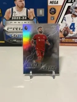 Mohamed Salah 2026 Topps Chrome Premier League Lightning Chrome Refractor #LC-5 - Image 1