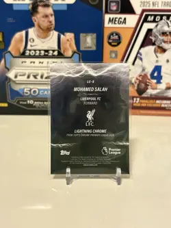 Mohamed Salah 2026 Topps Chrome Premier League Lightning Chrome Refractor #LC-5 - Image 2