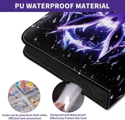 For Pokemon Card 4 Grids Trading Card Album, Card Collection Binder 400 Slots - Image 5