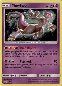 Mewtwo Promo SM Promos SM214 NM - Image 1