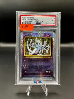 Mewtwo Reverse Foil Legendary Collection English PSA 5 EX 2002 Vintage #29 - Image 1