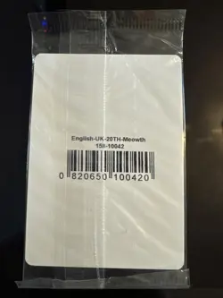 Meowth 53/83 Pokemon TCG Generations 20th Anniversary Stamp Promo Sealed Rare - Image 2