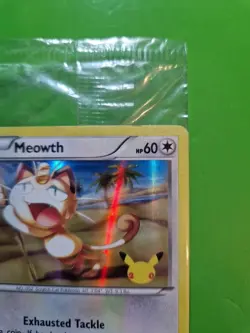Meowth 53/83 Pokemon TCG Generations 20th Anniversary Stamp Promo Sealed Rare - Image 3