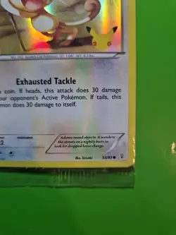 Meowth 53/83 Pokemon TCG Generations 20th Anniversary Stamp Promo Sealed Rare - Image 4