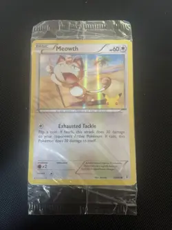 Meowth 53/83 Pokemon TCG Generations 20th Anniversary Stamp Promo Sealed Rare - Image 1