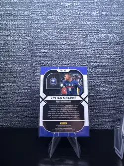 2021-22 Panini Obsidian Kylian Mbappe Red Flood 10/10 Shirt Number Match 1/1* - Image 2