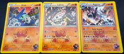 Team Magma's Aggron 14/34 Lairon 13/34 Aron 12/34, HOLO RARE, 3x SET Pokemon TCG - Image 1