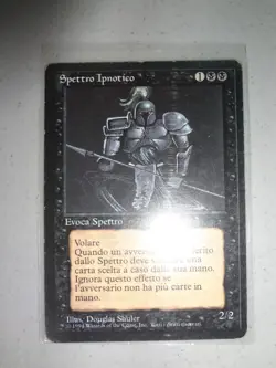 MTG MAGIC THE GATHERING CARD ORIGINAL HYPNOTIC SPECTER ITALIAN UNCOMMON FBB VTG - Image 1