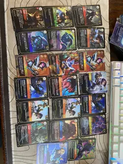 Riftbound cards, 143 normal cards, 12 lands, 9 Buff, 19 Runes, 18 Foil,20 champs - Image 4
