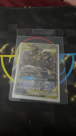 Pokemon Lucario & Melmetal GX SM260 TAG TEAM Lot - 2 Cards, Charizard Artwork - Image 1