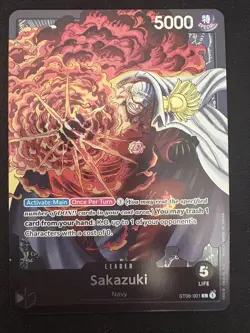 Sakazuki ST06-001 | Leader Navy Deck - ONE PIECE Card Game - Image 1