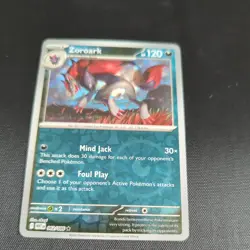 Pokemon TCG Zoroark 062/086 White Flare Rare Reverse Holo Card - Image 1