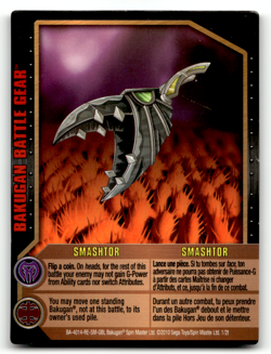 Bakugan Card - Smashtor - Battle Gear - Gundalian Invaders - Image 1