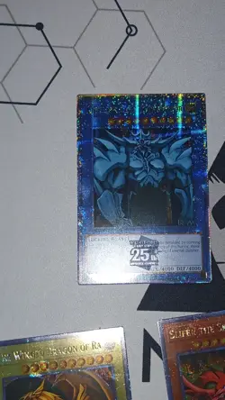 Konami Yu-Gi-Oh! 25th Anniversary Divine-Beast Holo Card Set Obelisk Ra Slifer - Image 4