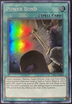 Power Bond OP17-EN004 Super Rare Unlimited - Yugioh Card - Image 1