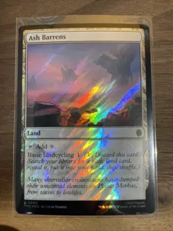 ASH BARRENS ~ NM ~ MTG - 0060 TMC Ninja Turtles TMNT SURGE FOIL - Image 1