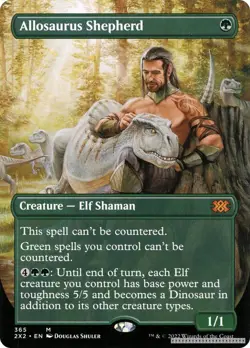 Allosaurus Shepherd (Borderless) [2X2 - 365] - NM [Normal] TCG MTG - Image 1