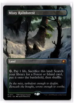 Misty Rainforest (Borderless) 111 Special Guests Normal NM - Image 1