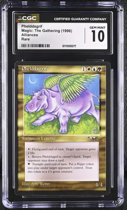 PHELDDAGRIF Alliances Rare Reserved List CGC 10 MTG [Nostalgium] - Image 1