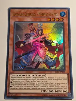 Ancient Warriors - Masterful Sun Mou●YUGIOH●IGAS●ULTRA RARE●SPANISH●2020●MORALES - Image 1