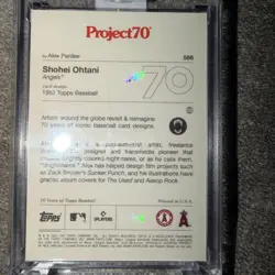 2021 Topps Project 70 - 1952 Topps Shohei Ohtani #566 1952 Topps Baseball - Image 2