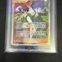 Pokemon Red & Blue 234/236 Cosmic Eclipse Full Art Ultra Rare Holo PSA 9 - Image 3