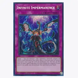 1x Infinite Impermanence RA01-EN075 Secret Rare NM 3 Available Yugioh - Image 1