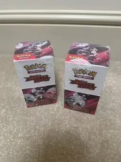 1 x Pokemon TCG Destined Rivals Half Booster Box 18 Packs Sealed - Image 1