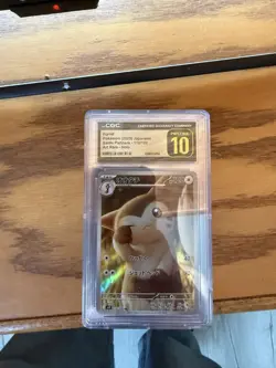 Pokemon Furret CGC 10 110/100 Sv9 Battle Partners Art Rare Holo Japanese 2025 - Image 1