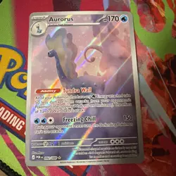 Aurorus 92/88 Illustration Rare Pokemon Perfect Order ME03 NM Condition - Image 1
