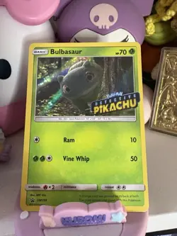 Bulbasaur Holo Detective Pikachu Pokemon Rare Stamped - Image 1