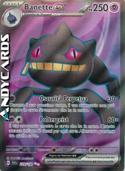 BANETTE ex 229/198• Rara Segreta • Scarlatto e Violetto SV POKEMON - Image 1