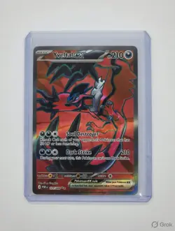Pokemon TCG Perfect Order Yveltal EX Ultra Rare Full Art Foil 105/088 Holo - Image 1