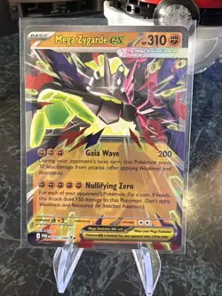 Mega Zygarde Ex 047/088 Pokemon Card TCG Perfect Order NM - Image 1