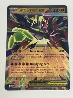 Mega Zygarde ex Perfect Order 047/088 Pokemon TCG rare card - Image 1
