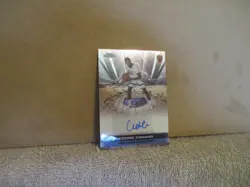 2025-26 TOPPS CHROME CEDRIC COWARD #TAUR2CC RC ROOKIE ON CARD AUTOGRAPH AUTO - Image 1