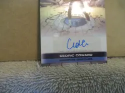 2025-26 TOPPS CHROME CEDRIC COWARD #TAUR2CC RC ROOKIE ON CARD AUTOGRAPH AUTO - Image 5