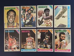 1975-76 Topps Basketball Cards Partial Complete Set Lot of 45 Diff NICE SEE PICS - Image 1