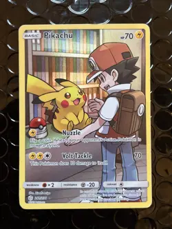 Pokemon Pikachu TCG Holo Card Cosmic Eclipse 241/236 Secret Rare - Image 1