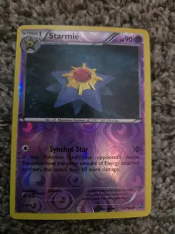 Pokemon Starmie Reverse Holo Rare XY Primal Clash 73/160 Stage 1 90 HP Card - Image 1