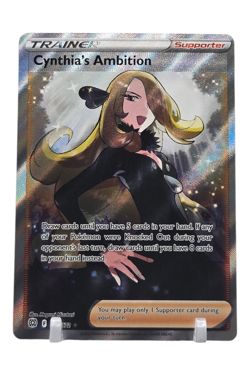 Cynthia's Ambition 169/172 Brilliant Stars Full Art Trainer Pokemon Card NM - Image 1