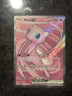 Pokemon Mew ex 193/165 Ultra Rare Holo Scarlet & Violet 151 Card - Image 1