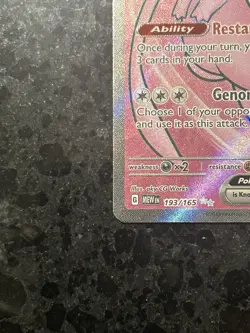 Pokemon Mew ex 193/165 Ultra Rare Holo Scarlet & Violet 151 Card - Image 5
